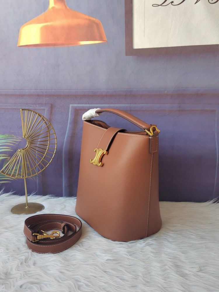 【AT3683】Celine Triomphe トートバッグ | クラシックブラウン | ハイクオリティカーフスキン✨