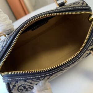 【AT3692】Tory Burch トリー・バーチのクラシック刺繍ボストンバッグ👜