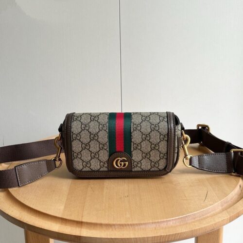 【AT3698】✨ Gucci Ophidia Mini Messenger Bag グッチオフィディアミニメッセンジャーバッグ ✨ ヴィンテージトレンド 👜 定番必需品