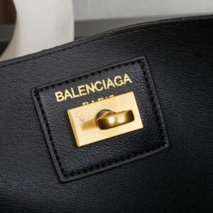 【AT3724】🖤 Balenciaga バレンシアガ 巴黎の家 絶対的なロックショルダーバッグ 🖤