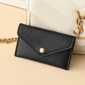【AT3751】✨YSL SAINT LAURENTのクラシックなエンベロープバッグ | ヴィンテージラグジュアリーなコンパクトチェーンバッグ✨
