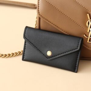 【AT3753】✨ YSL Saint Laurent 贅沢なヤギ革のゴールドチェーンショルダーバッグ ✨