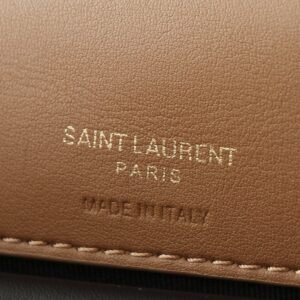 【AT3753】✨ YSL Saint Laurent 贅沢なヤギ革のゴールドチェーンショルダーバッグ ✨