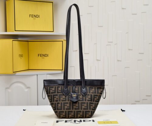 【AT3766】FendiのクラシックなFF花柄トートバッグ- レトロで豪華、ファッショナブルで汎用性があります✨