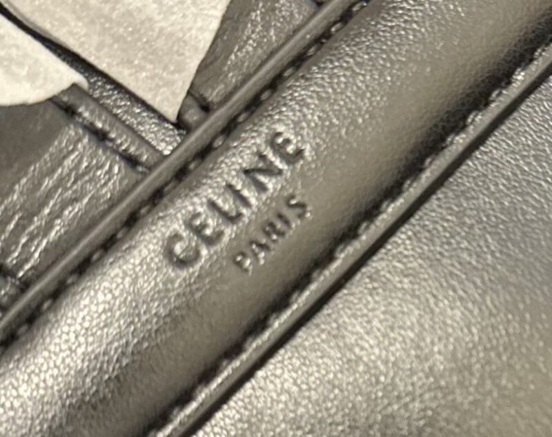 【AT3769】Celineセリーヌのクラシックなトリオンフ牛革の引き紐付きリュックサック🎒✨