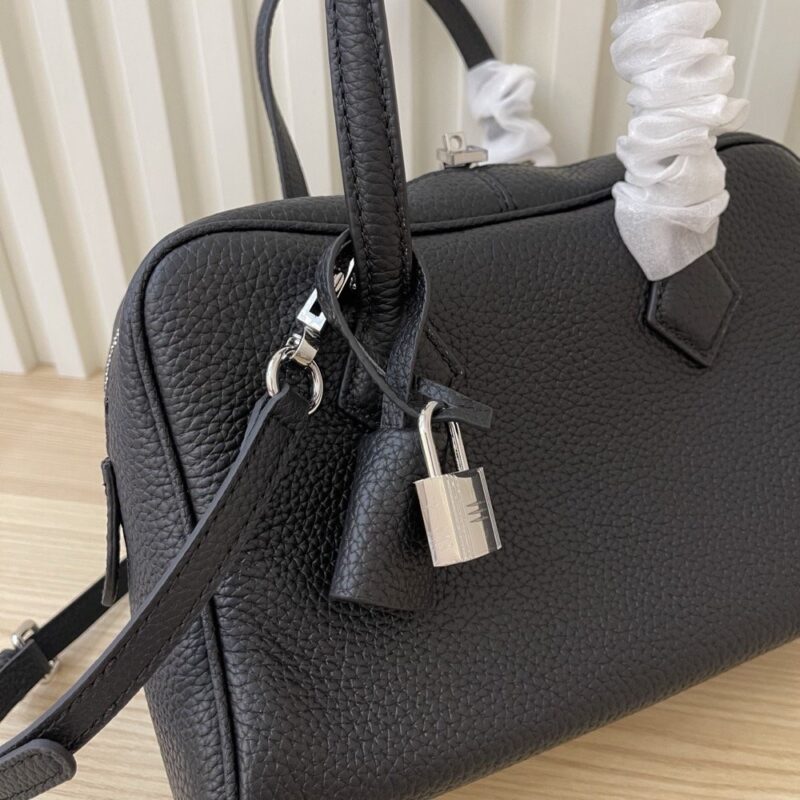 【AT3772】🖤 Hermès ボリード1923 小さいサイズのハンドバッグ - ブラッククラシック 🖤