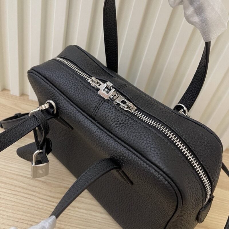【AT3772】🖤 Hermès ボリード1923 小さいサイズのハンドバッグ - ブラッククラシック 🖤