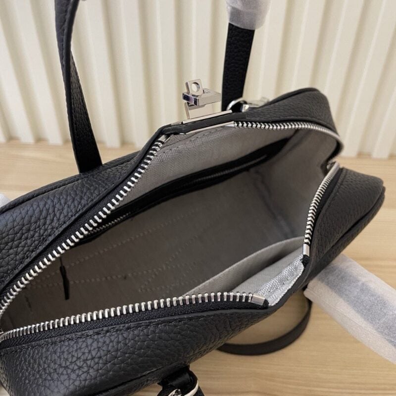 【AT3772】🖤 Hermès ボリード1923 小さいサイズのハンドバッグ - ブラッククラシック 🖤