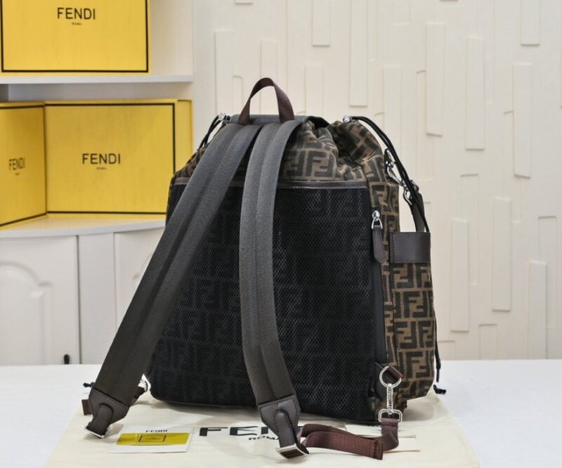 【AT3781】🎒 Fendi Roma クラシックバックパック - FFモノグラムコレクション 🎒