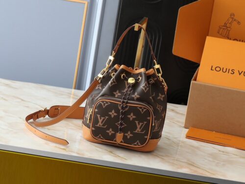 【AT3784】Louis Vuitton ルイ・ヴィトン モノグラム ミニバケツバッグクラシックで豪華なデザイン、ファッションに万能