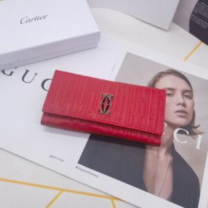 【AT3803】Cartier カルティエのクラシックなモノグラムロングウォレット👜