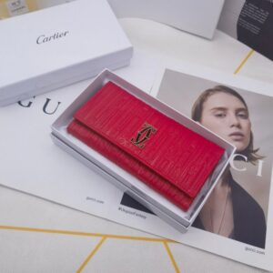 【AT3803】Cartier カルティエのクラシックなモノグラムロングウォレット👜