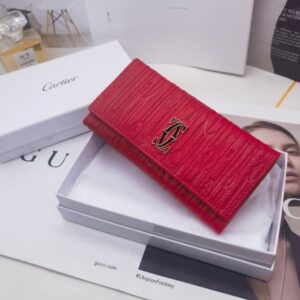 【AT3803】Cartier カルティエのクラシックなモノグラムロングウォレット👜