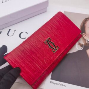 【AT3803】Cartier カルティエのクラシックなモノグラムロングウォレット👜