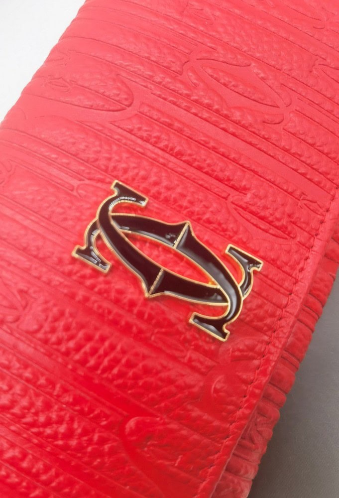 【AT3803】Cartier カルティエのクラシックなモノグラムロングウォレット👜