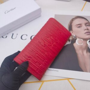 【AT3803】Cartier カルティエのクラシックなモノグラムロングウォレット👜