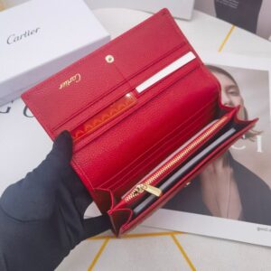 【AT3803】Cartier カルティエのクラシックなモノグラムロングウォレット👜