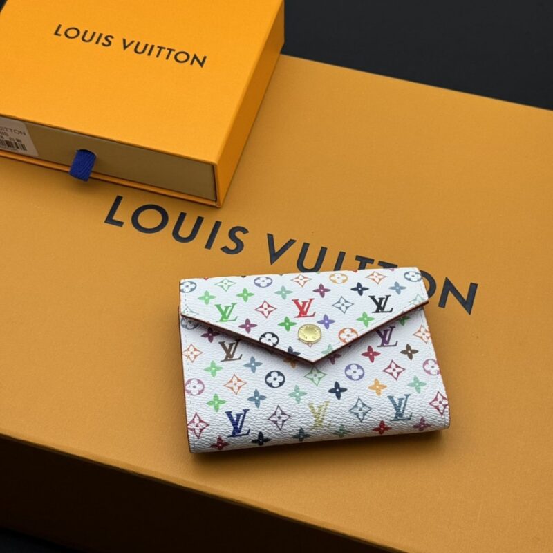 【AT3812】Louis Vuitton ルイヴィトン マルチカラーモノグラムクラシック三つ折り財布 🌈✨
