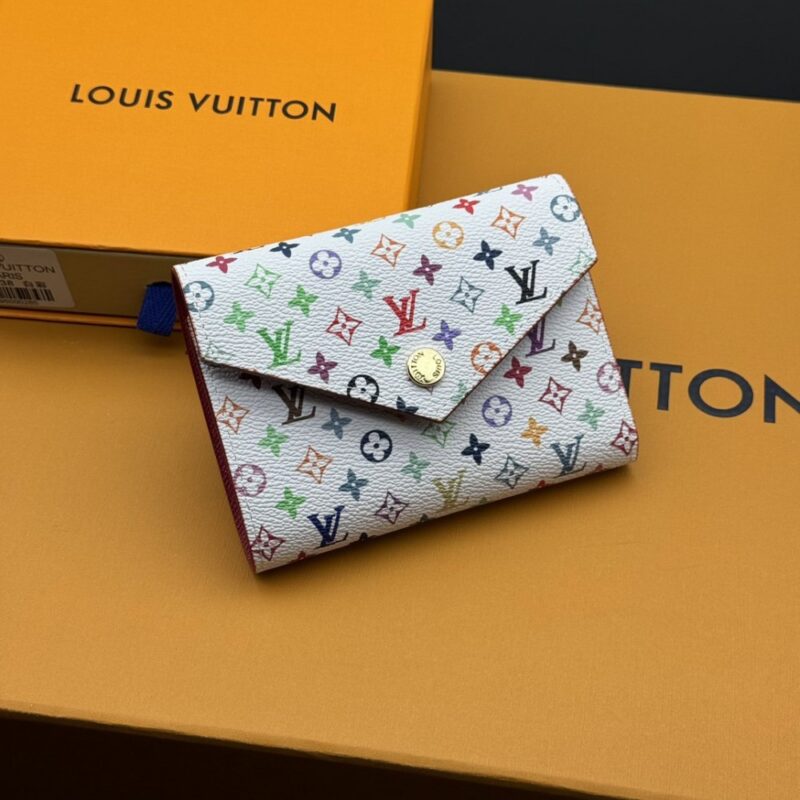 【AT3812】Louis Vuitton ルイヴィトン マルチカラーモノグラムクラシック三つ折り財布 🌈✨