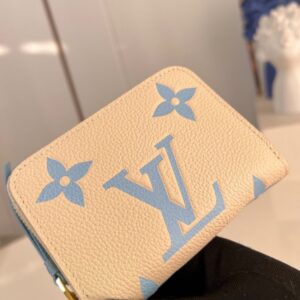 【AT3867】Louis Vuitton ルイヴィトン M60574 スモッグブルー小銭入れ🧊夢のような色合い・実用的なデザイン・小さくて精巧・持ち運びに最適