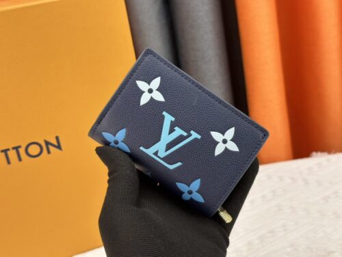 【AT3888】🌟 Louis Vuitton ルイ・ヴィトン 財布 - ブルーのモノグラム青春コレクション🌟