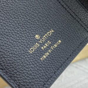 【AT3895】Louis Vuitton ルイ・ヴィトン ブラック モノグラム・アンプラント レザー ロングウォレット｜ジッパー付きコインポケット｜多カードスロット｜フランス製 🇫🇷  Louis Vuitton Monogram Empreinte 🖤