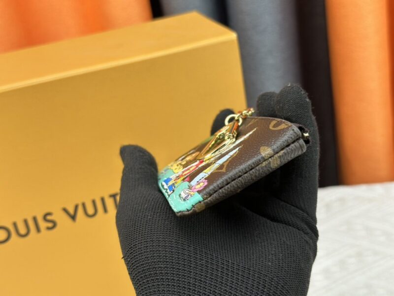 【AT3899】🌴 Louis Vuitton ルイ・ヴィトン 限定シリーズ ハワイアイランド風手描きプリントコインケース 🌺