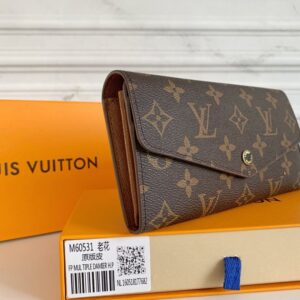 【AT3904】🌟 Louis Vuitton ルイ・ヴィトン モノグラム ロングジップ財布✨ 👜 クラシック再現、優雅と実用性の共存！