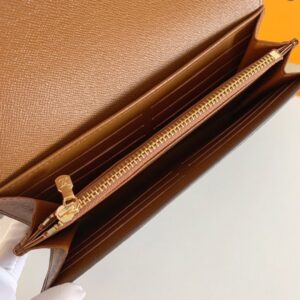 【AT3904】🌟 Louis Vuitton ルイ・ヴィトン モノグラム ロングジップ財布✨ 👜 クラシック再現、優雅と実用性の共存！