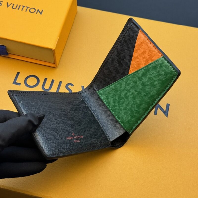 【AT3943】🌟 Louis Vuitton ルイ・ヴィトン モノグラム パッチワーク マルチカラーコンパクトウォレット 🌈