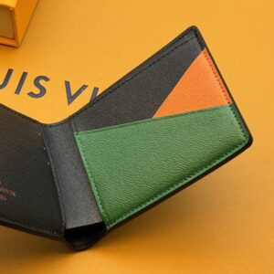 【AT3943】🌟 Louis Vuitton ルイ・ヴィトン モノグラム パッチワーク マルチカラーコンパクトウォレット 🌈
