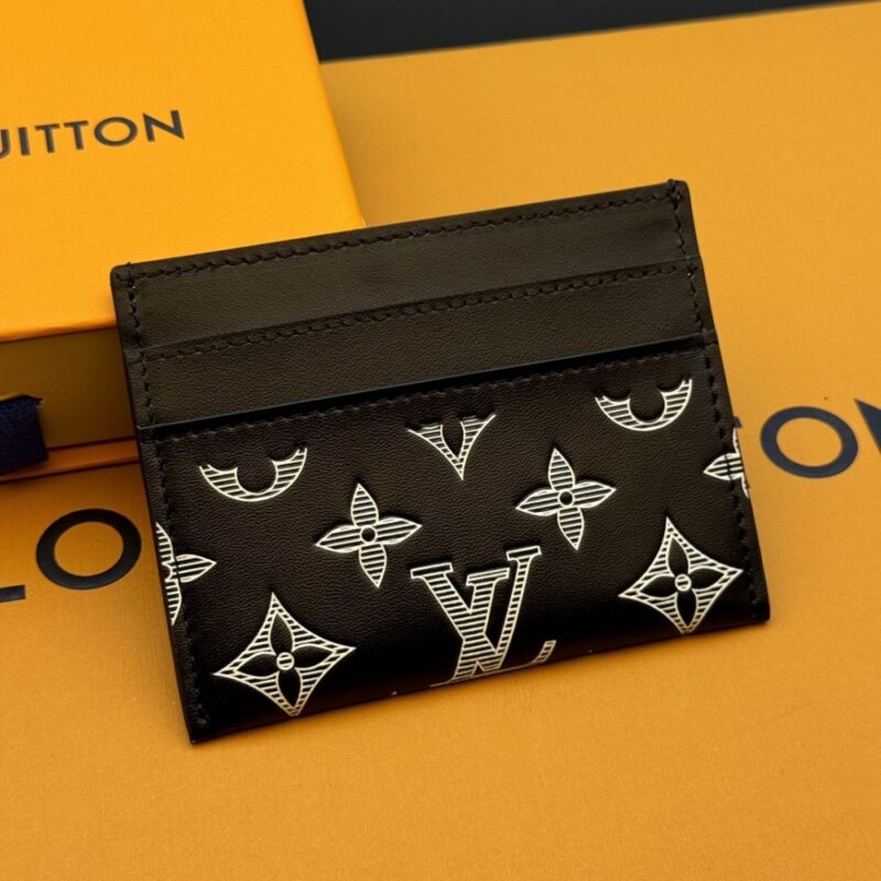 【AT3947】Louis Vuitton ルイ・ヴィトン モノグラム ブラックカードケース メンズラグジュアリーミニマリストデザイン✨