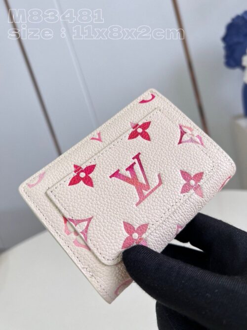 【AT3948】🌸 Louis Vuitton ルイ・ヴィトン 短財布 – ピンクの花柄 | フレンチエレガンス💗 M83481