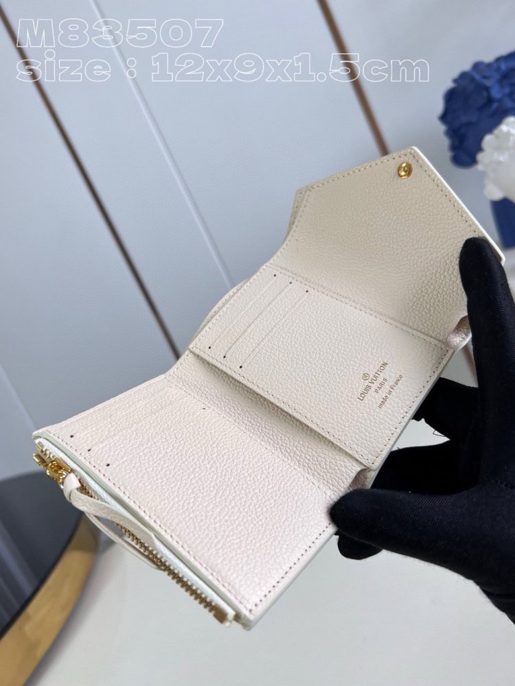 【AT3949】Louis Vuitton ルイ・ヴィトン M83507 モノグラム マルチカラー 限定 三つ折り財布 🌸ピンクフラワーデザイン レディース エレガントなウォレット