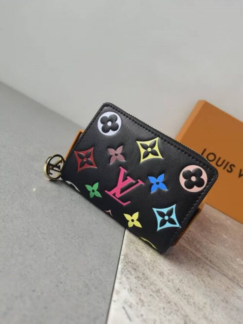 【AT3979】🌈 Louis Vuitton ルイ・ヴィトン × 村上隆 レインボー モノグラム ジップウォレット 🎨限定版デザイン🎁