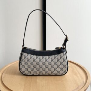 【AT4102】グッチ Ophidiaシリーズ PVC素材 グレー ショルダーバッグ | Gucci
