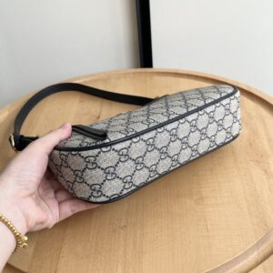 【AT4102】グッチ Ophidiaシリーズ PVC素材 グレー ショルダーバッグ | Gucci