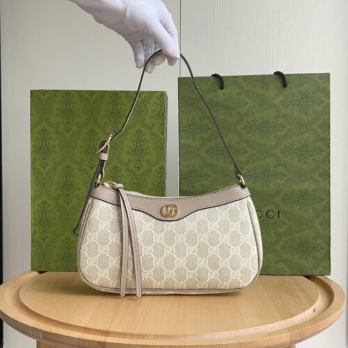 【AT4104】Gucci Ophidiaシリーズ クラシックなGGモノグラム レザークラッチバッグ | Gucci Firenze