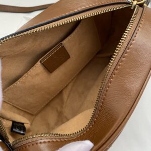【AT4111】グッチGG Marmont斜め掛けバッグ - キャラメルカラーレザー製女性向けフェイクションバッグ | Gucci Firenze