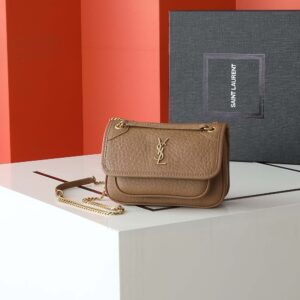 【AT4137】セントローランNikiミニショルダーバッグ：エレガントな都市女性のためのファッションアイテム | Yves Saint Laurent