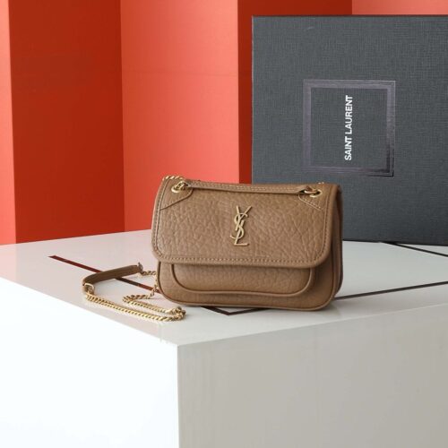 【AT4137】セントローランNikiミニショルダーバッグ：エレガントな都市女性のためのファッションアイテム | Yves Saint Laurent