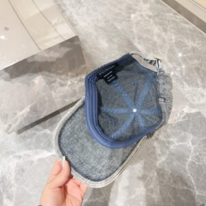 【AT4150】🧢 YSL新作 サンローラン クラシック デニムキャップ レトロなヴィンテージスタイル ユニセックス