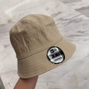 【AT4153】🧢サンローラン x ニューエラ コラボアイテム 無地バケットハット YSL