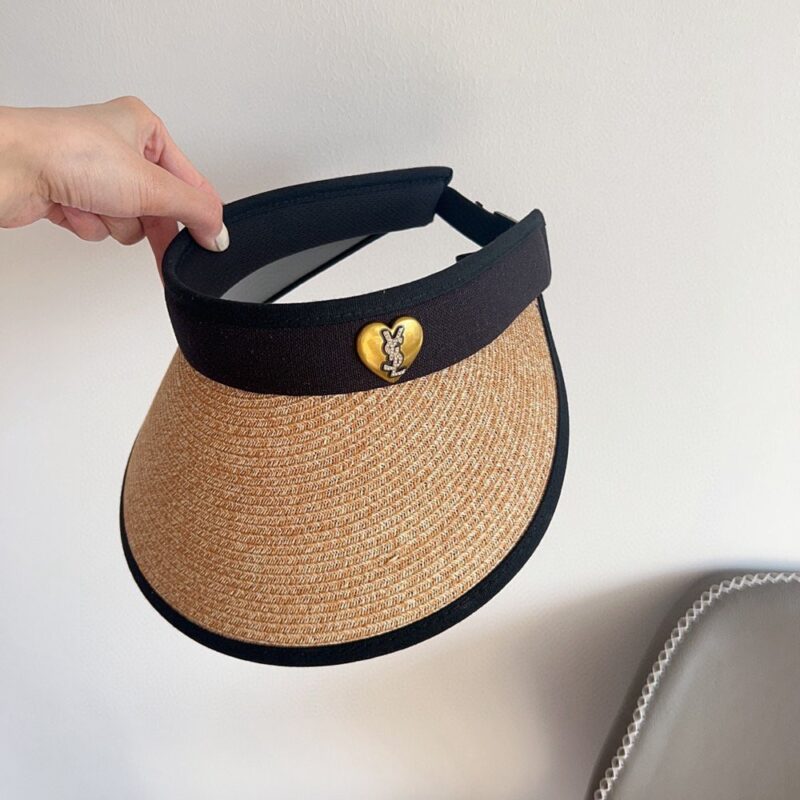 【AT4173】🖤✨YSLゴールドハートストローサンハット🧢 夏限定モデル登場！
