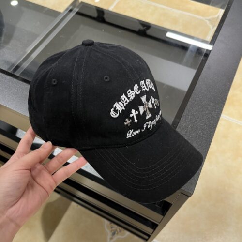 【AT5894】Chrome Hearts クラシックな黒のスタイル帽子 | Chrome Hearts
