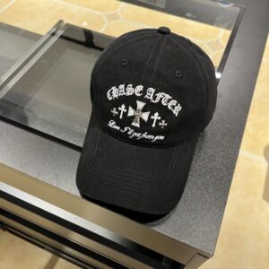 【AT5894】Chrome Hearts クラシックな黒のスタイル帽子 | Chrome Hearts