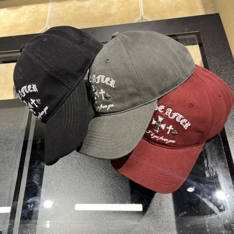 【AT5894】Chrome Hearts クラシックな黒のスタイル帽子 | Chrome Hearts