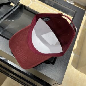 【AT5896】Chrome Hearts クロムハーツ ワインレッド ダックビル キャップ | Chrome Hearts
