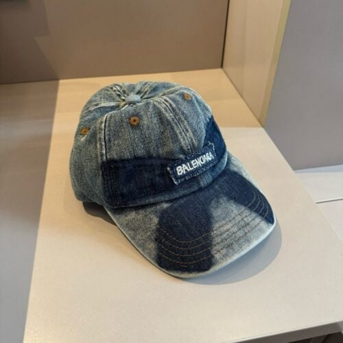 【AT5907】バレンシアガ デニムダックツンガ帽子 - 高級ストリートスタイルのアクセサリー | Balenciaga