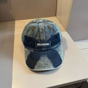 【AT5907】バレンシアガ デニムダックツンガ帽子 - 高級ストリートスタイルのアクセサリー | Balenciaga